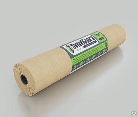 Демпферная подложка SoundGuard VibroRoll 15000х1000х3,5 мм 15 м2 в уп от компании Строй Мир Крым. Симферополь. - фото 1