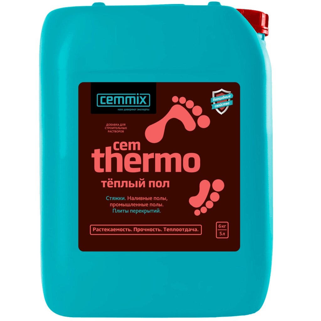 Добавка для теплых полов CemThermo 5 л 128 шт/пал 11540 от компании Строй Мир Крым. Симферополь. - фото 1