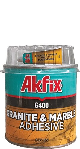 Клей для мрамора и Гранита Akfix G400 1000 г от компании Строй Мир Крым. Симферополь. - фото 1