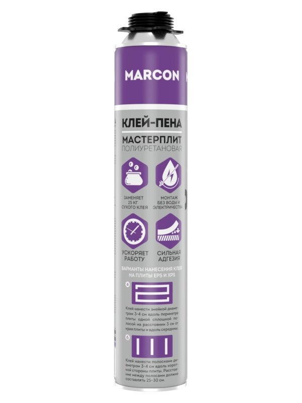 Клей-пена Профессиональная Marcon Мастерплит 1000 мл 7978 от компании Строй Мир Крым. Симферополь. - фото 1