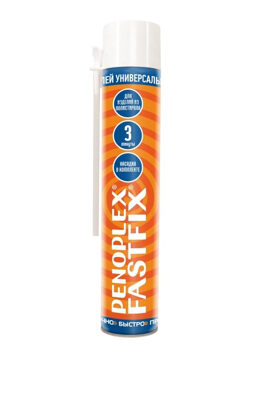 Клей-пена всесезонная бытовая в аэрозольной упаковке Penoplex Fastfix 900 мл 12 шт/уп от компании Строй Мир Крым. Симферополь. - фото 1