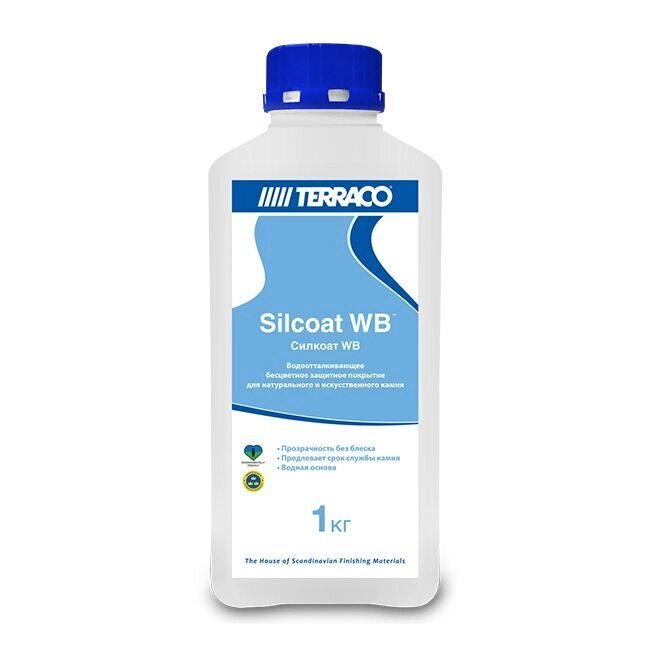 Покрытие водоотталкивающее гидроизоляционное Terraco Силкоат WB 1 кг 663201 от компании Строй Мир Крым. Симферополь. - фото 1
