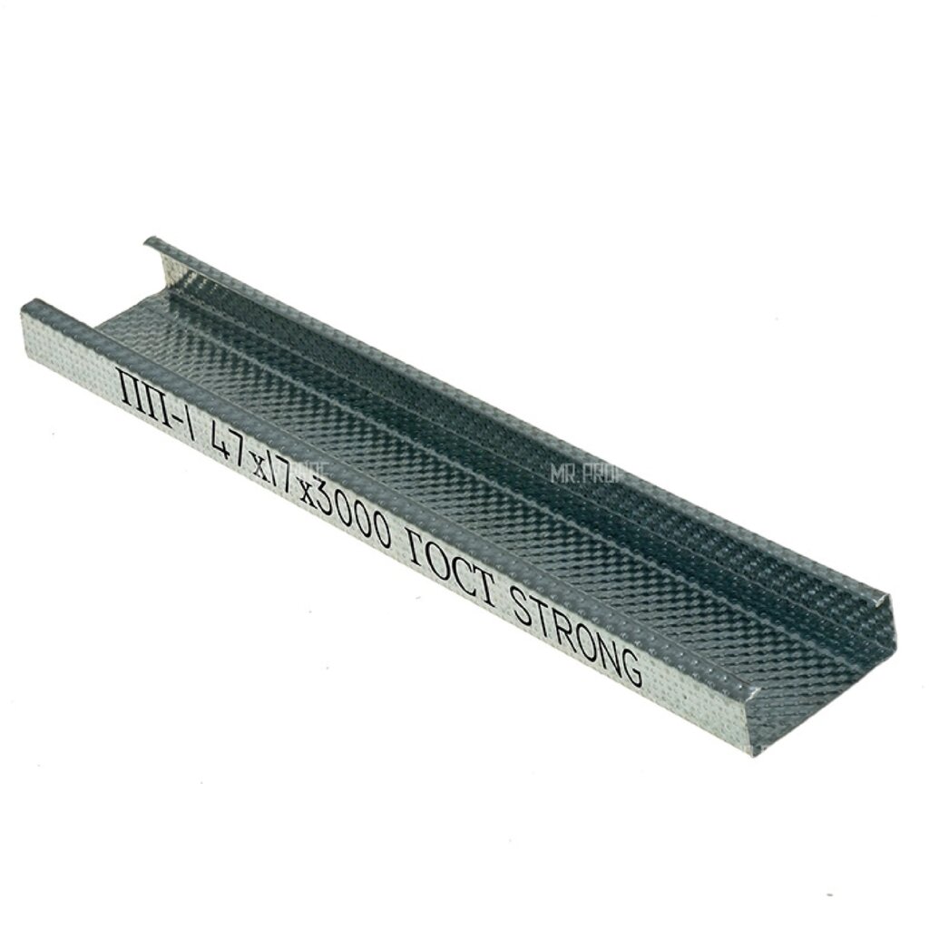 Профиль ПП-1-1 Mini Албес ГОСТ Strong 0.55 47*17мм L=3.00 (мет.) арт. 334669 (30 шт/уп; 600 шт/пал) от компании Строй Мир Крым. Симферополь. - фото 1