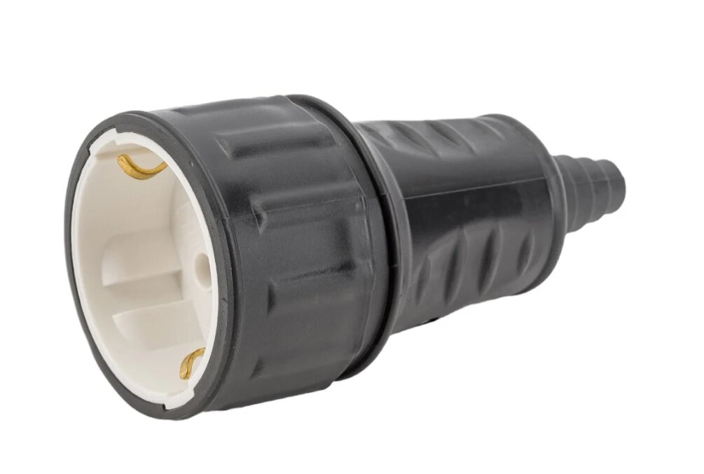 Розетка переносная без крышки з/к каучук IP44 (BYLECTRICA) (Р16-360) от компании Строй Мир Крым. Симферополь. - фото 1