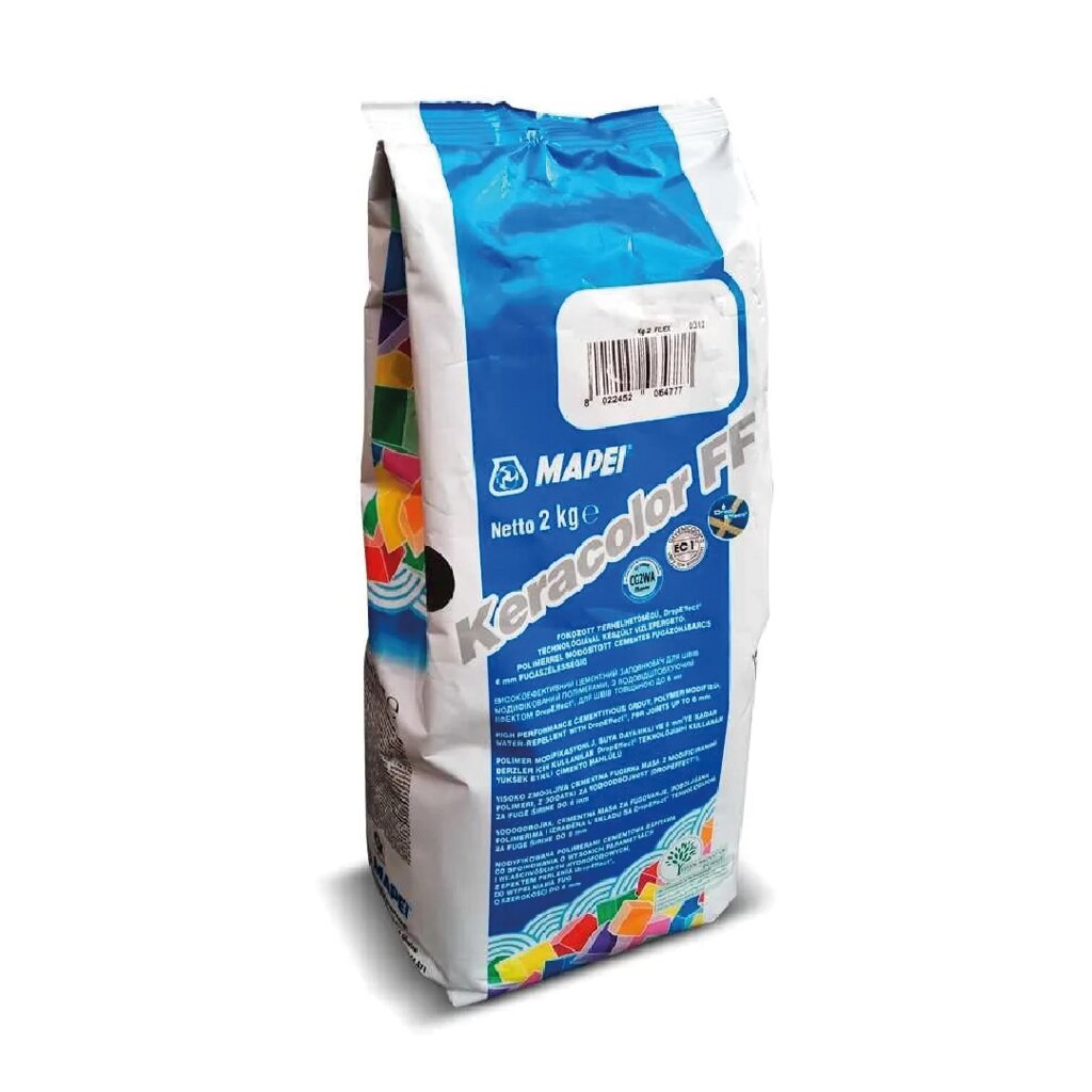 Затирка для плитки MAPEI Keracolor FF-Alu 134, 2кг (8 шт) от компании Строй Мир Крым. Симферополь. - фото 1