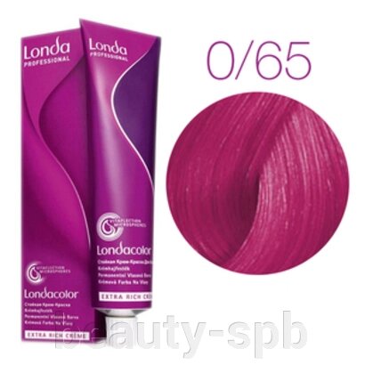 Londa Color стойкая крем-краска, 0/65 фиолетово-красный микстон, 60мл