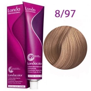 Londa Color стойкая крем-краска, 8/97 Утренний капучино, 60мл