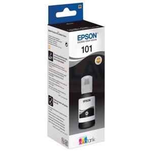 Чернила EPSON 101 (T03V14) для снпч L4150/ L4160/ L6160/ L6170/ L6190, черные, оригинальные