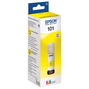 Чернила EPSON 101 (T03V44) для снпч L4150/ L4160/ L6160/ L6170/ L6190, желтые, оригинальные