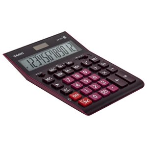 Калькулятор настольный CASIO GR-12С-WR (210х155 мм), 12 разрядов, двойное питание, БОРДОВЫЙ