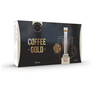Кофе растворимый порционный TEATONE GOLD, 100 стиков по 1,8 г