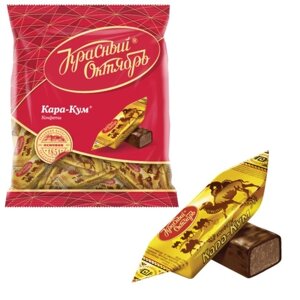 Конфеты шоколадные красный октябрь кара-кум, 250 г, пакет, ко04272