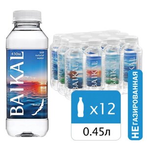 Вода негазированная питьевая BAIKAL 430, 0,45 л