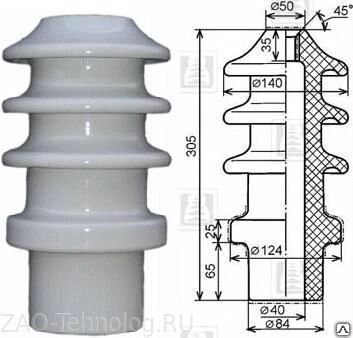 Изолятор ИПТ-6-10/250 А 01; ПС-70 Е от компании ООО "ЭнергоЭМ" - фото 1