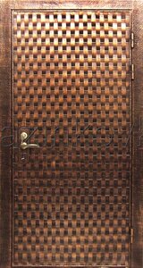 Дверь кованая металлическая плетеная