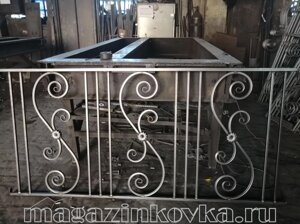 Перила кованые «Гвинея X» металлические в Москве от компании MAGAZINKOVKA