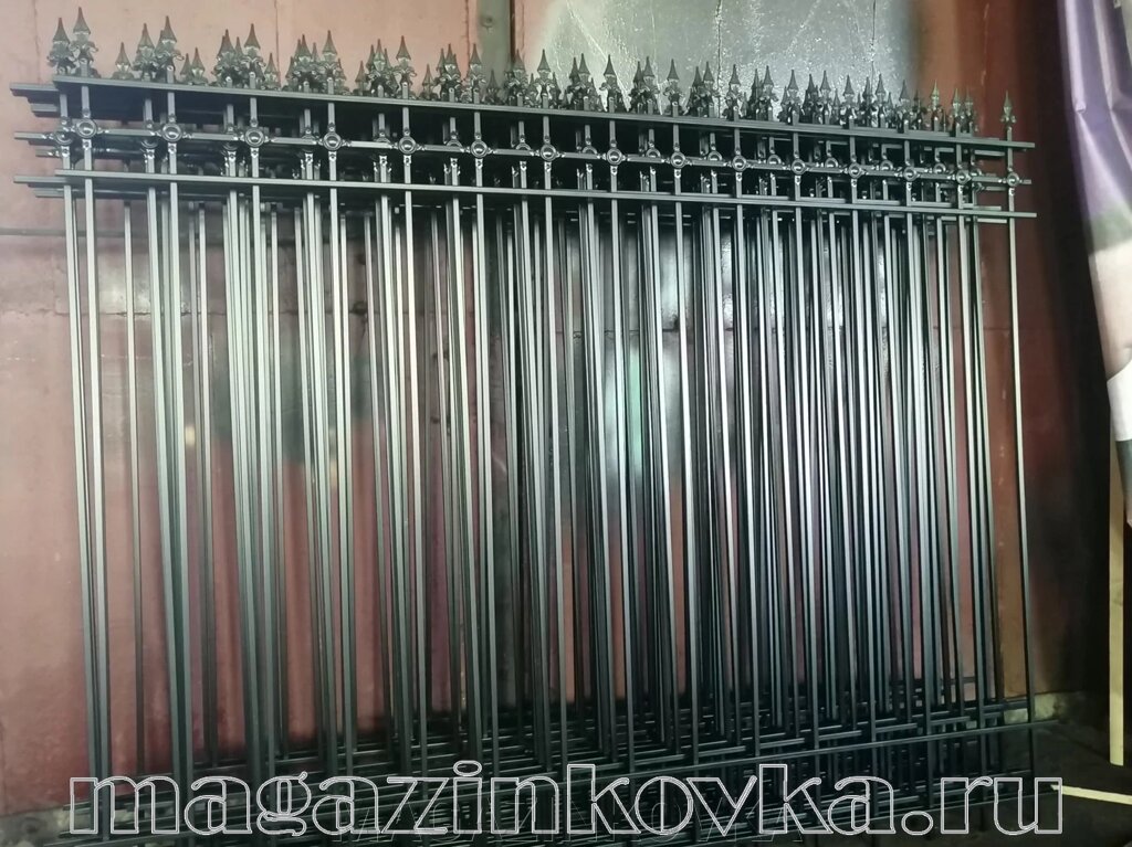 Забор кованый металлический «Юлия X» от компании MAGAZINKOVKA - фото 1