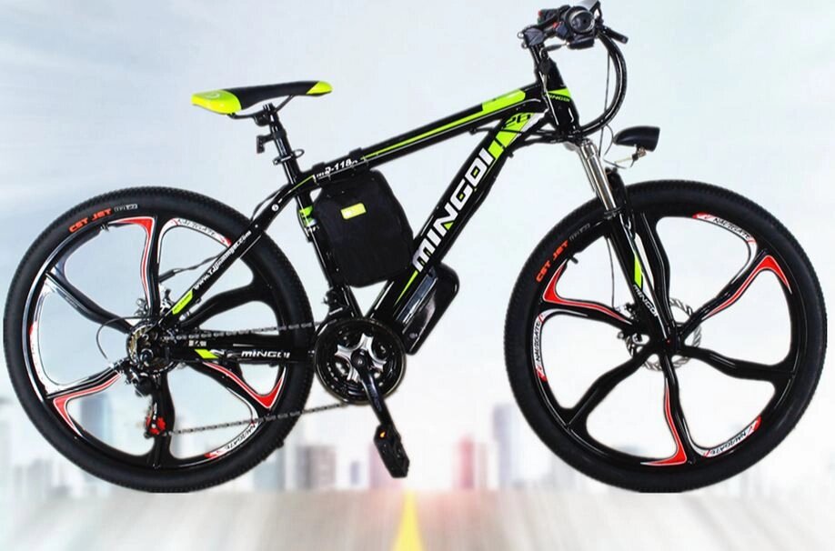 Электровелосипед на литых дисках GR80 ##от компании## motorkolesa - ##фото## 1