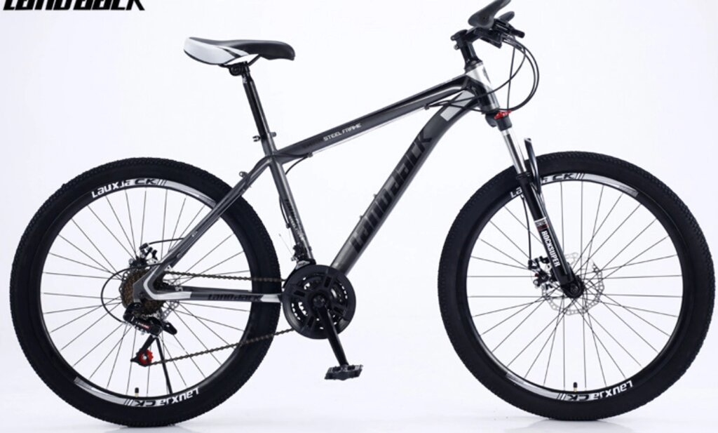 Горный велосипед 26" хардтейл серый ##от компании## motorkolesa - ##фото## 1