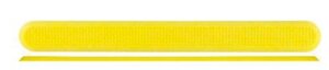 Полоса рифленая, без штифта, 5х30х290, H-5 мм, I-0 мм, PVC, желтый (направление движения, зона получения услуг)