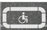 Трафарет для нанесения разметки "Инвалид"