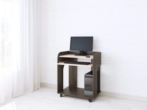 Компьютерный стол Грета 10 в цвете Венге/Дуб Молочный