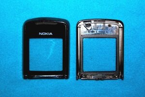 Стекло дисплея в рамке для Nokia 8800 Sirocco Black Как новое