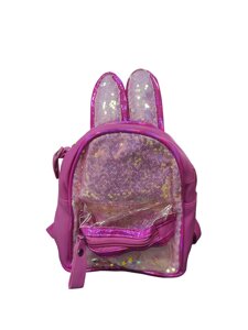Рюкзак детский с ушками (розовый, черный, золотистый, фиолетовый, серый)