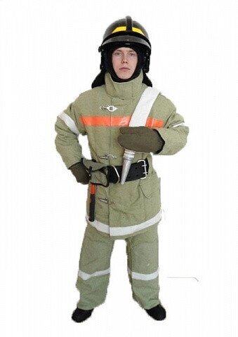 Боевая одежда пожарного из брезента (II уровень защиты) вид Б (размер 48-50 / рост 182-188) от компании Арсенал ОПТ - фото 1