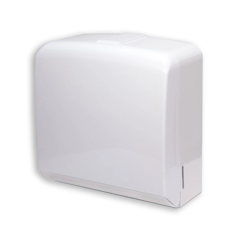 Диспенсер для листовых полотенец Терес FD-528W пластиковый белый от компании Арсенал ОПТ - фото 1