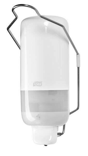 Диспенсер Tork Elevation арт 560100 для жидкого мыла белый с локтевым приводом на 1л х1 от компании Арсенал ОПТ - фото 1