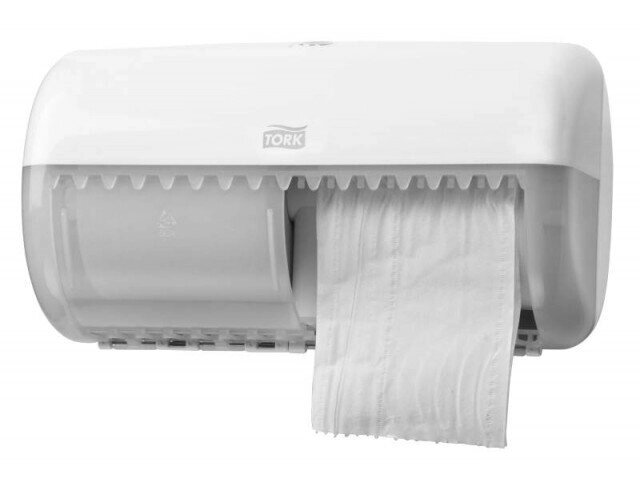 Диспенсер Tork Triple Roll 557000 белый для туалетной бумаги на 2 рулона х1 от компании Арсенал ОПТ - фото 1