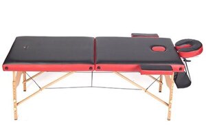 Двухсекционный деревянный массажный стол W-2-13
