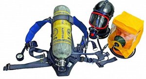 Дыхательный аппарат со сжатым воздухом для пожарных ПТС "Базис" (60 мин, вес не более 12,5 кг, 1 балл., 6,8л,