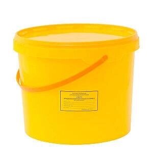 Ёмкость-контейнер для сбора органических отходов 11 литров (желтый) от компании Арсенал ОПТ - фото 1