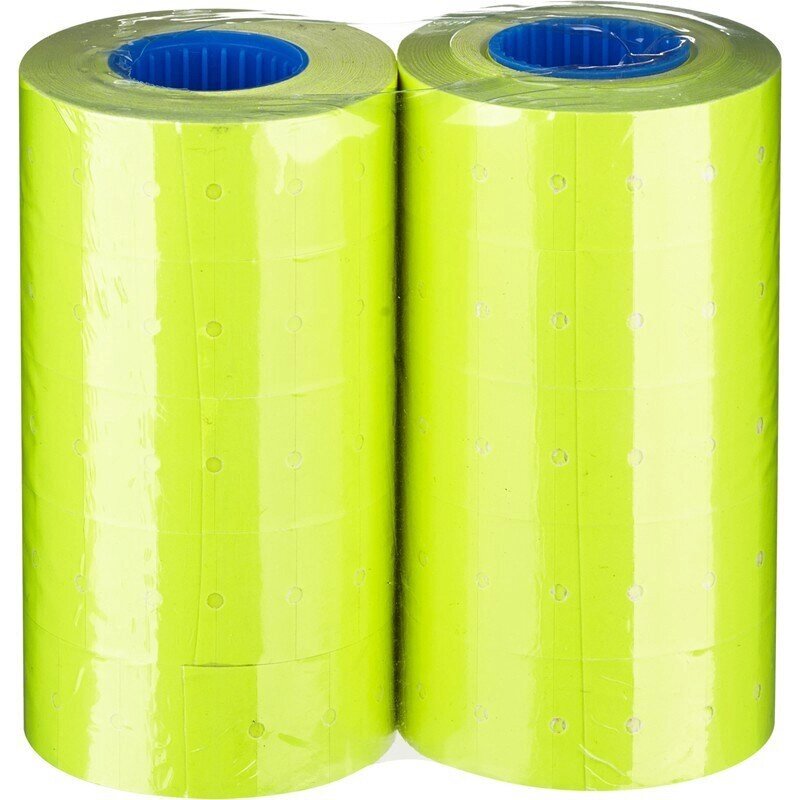 Этикет-лента прямоугольная желтая 21.5х12 мм (10 рулонов по 1000 этикеток) от компании Арсенал ОПТ - фото 1
