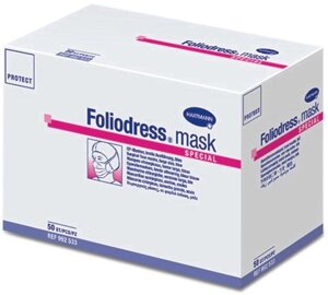 Foliodress mask Comfort special (9921421) для лиц, носящих очки и бороду /зеленая/1шт
