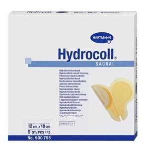HYDROCOLL sacral (9007552) Гидроколлоидные повязки на область крестца: 12 х 18 см; 5 шт.