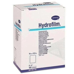 HYDROFILM Пленочные повязки (6857630), 10 х 25 см; 25 шт