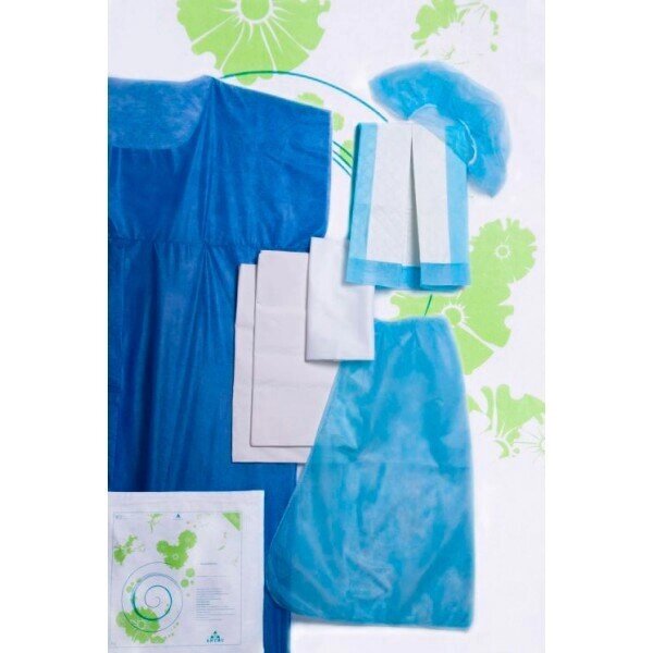 Комплект одежды и белья акушерского КОБА-12-К (стерильный) от компании Арсенал ОПТ - фото 1