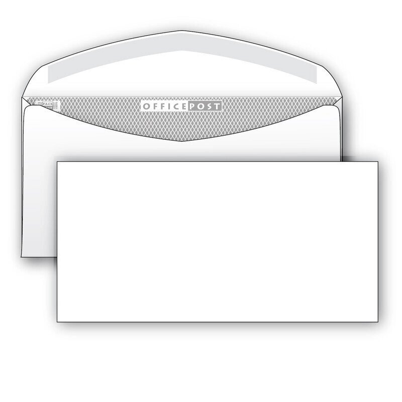Конверт почтовый OfficePost E65 (110x220 мм) белый с клеем (1000 штук в упаковке) от компании Арсенал ОПТ - фото 1