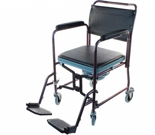 Кресло-каталка инвалидная с санитарным оснащением  LY-800-690 от компании Арсенал ОПТ - фото 1
