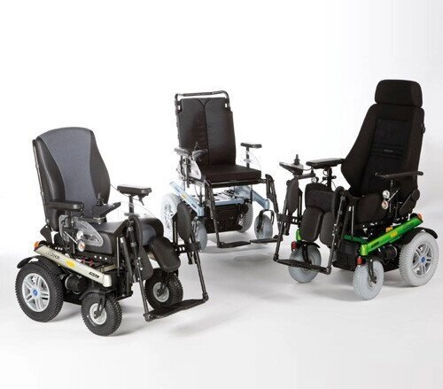 Кресло-коляска Отто Бокк B500 с электроприводом (48 см, серебристый металлик) от компании Арсенал ОПТ - фото 1