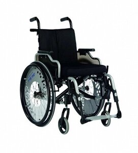 Кресло-коляска Отто Бокк "Старт Комфорт" 50,5 см (серебристый металлик, прогулочная, колеса пневмо)