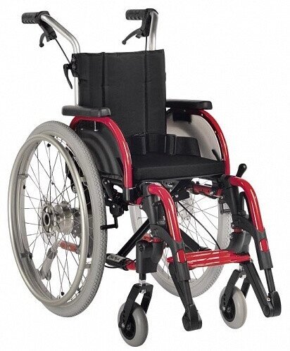 Кресло-коляска Отто Бокк "Старт Юниор" (ширина сиденья 30,5 см, красный) от компании Арсенал ОПТ - фото 1