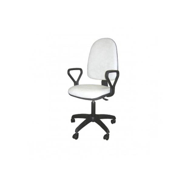 Кресло офисное Престиж с подлокониками, кожзам от компании Арсенал ОПТ - фото 1