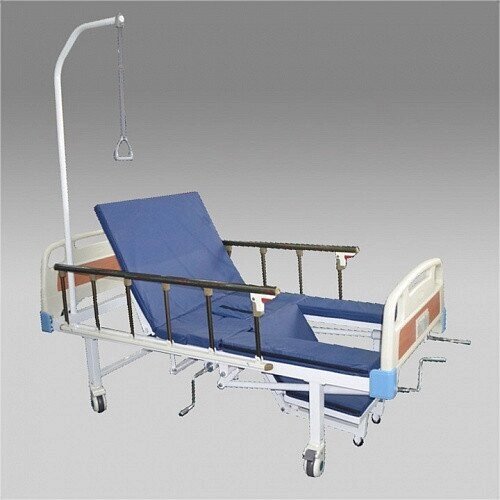 Кровать медицинская функциональная Армед RS104-G механическая c принадлежностями от компании Арсенал ОПТ - фото 1