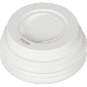 Крышка для стакана пластиковая белая 62 мм 100 штук в упаковке