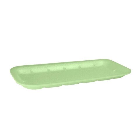 Лотки/подложки из вспененного полистирола для ручной упаковки зеленые  М-10 175х85х10 1000шт/уп от компании Арсенал ОПТ - фото 1