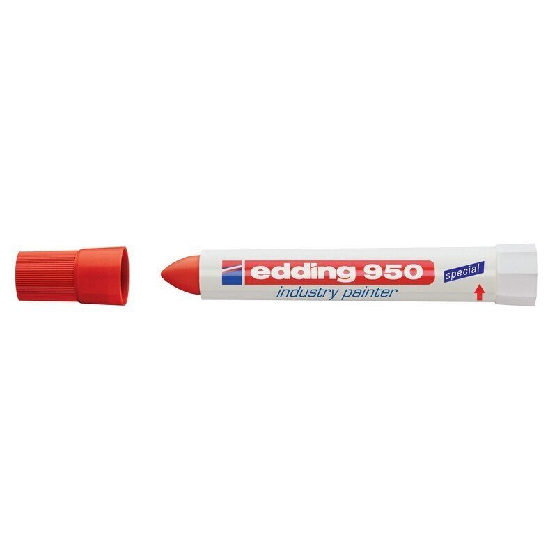 Маркер на основе пигментной мастики Edding E 950 красный (Толщина линии письма 10 мм) от компании Арсенал ОПТ - фото 1